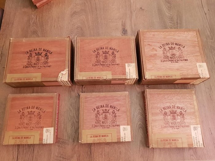 Lot of old cigars - 6 boxes La reina de Manila