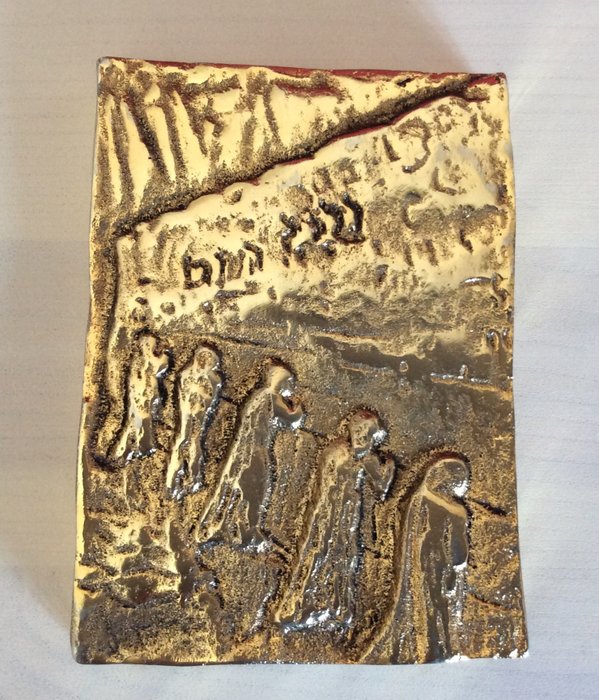 Salvador Dalì by Jean-Paul Delcourt - Jerusalem 3000, Gilded Bronze Commemorative Medal