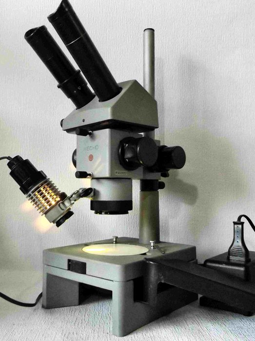 Very complete professional indestructible stereo microscope MBS/MBC 10, USSR, 90s.