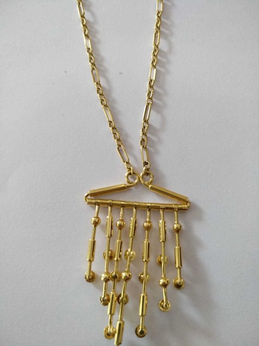 Image 2 of 18 kt. Yellow gold - Necklace with pendant