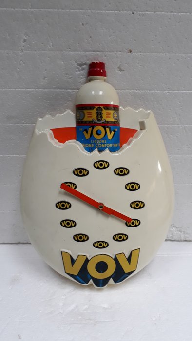 Original advertising clock LIQUORE VOV - 1960s