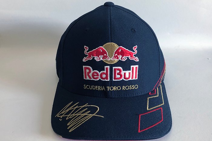 Max Verstappen signed Scuderia Toro Rosso cap