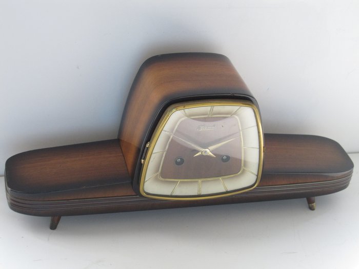 Vintage Franz Hermle table clock 150-010 - 1950s