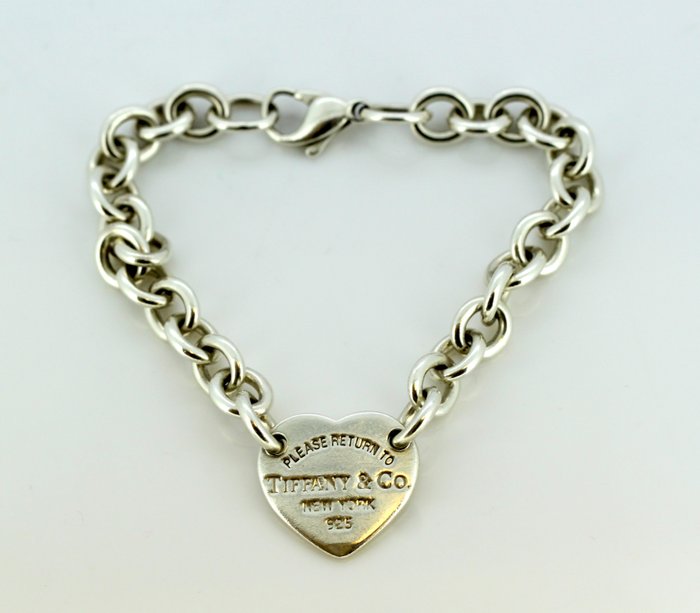 vintage tiffany heart bracelet