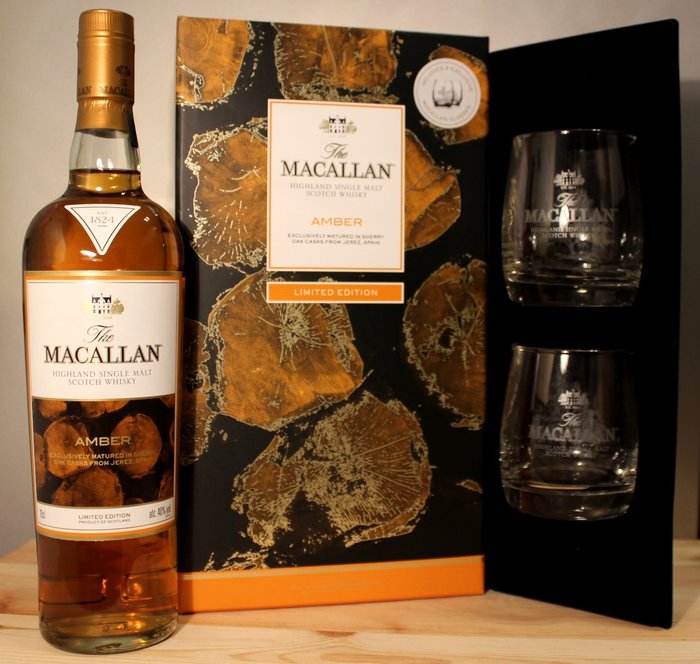 Macallan Amber Limited Edition With 2 Glasses B 2018 Catawiki