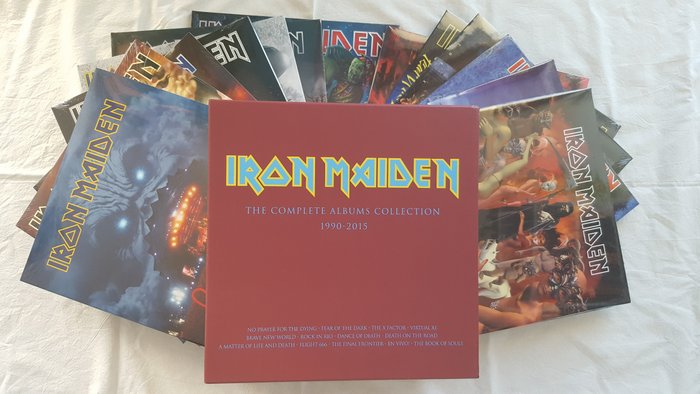  Iron Maiden ‎– The Complete Albums Collection 1990-2015 On 27 x LP (13 Album)  Collector’s Boxset  / All Sealed LPs