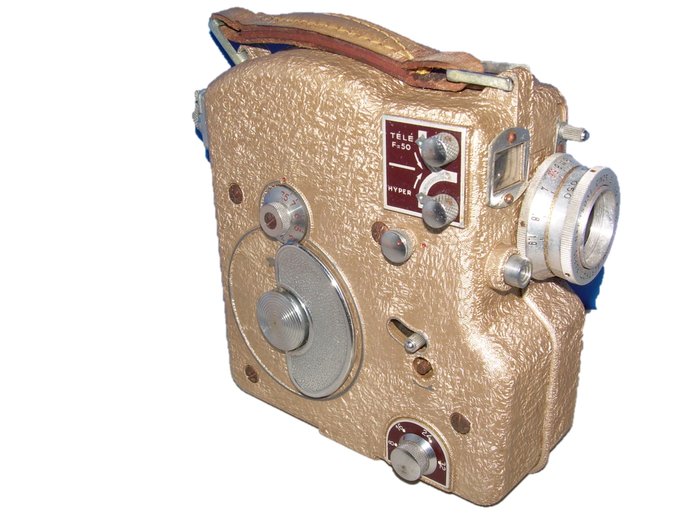 Splendid Ercsam Camex GL8 8mm film camera with Som Berthiot Cinor lens