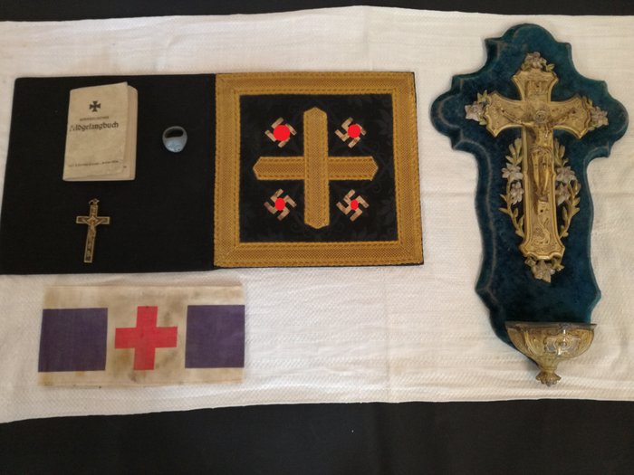 RARE military chaplain set of the wehrmacht German ww2 39-45