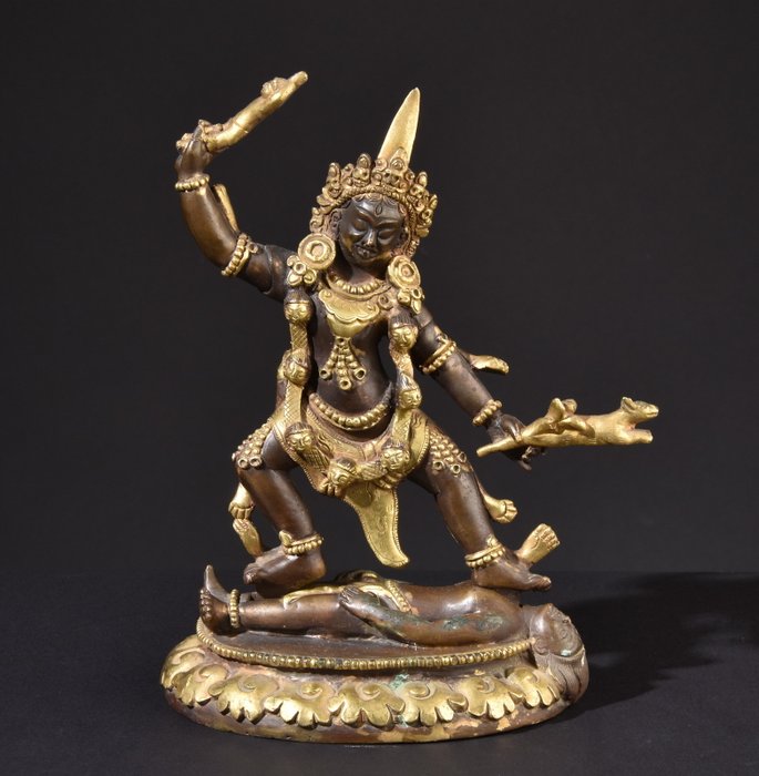 Protectress Ekajati - Tibetan or Nepalese Buddha figure - - Catawiki