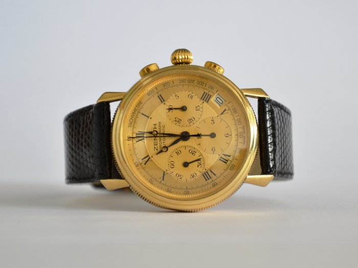 Zenith - El Primero Chronograph Oro 18K - 06.0271.400 - Men - 1980-1989