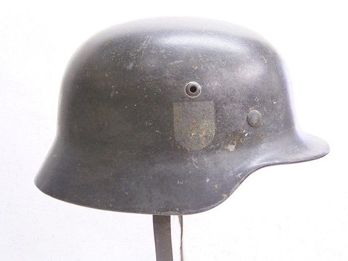 Original deutscher Stahlhelm M35,  3. Reich, 2. Weltkrieg
