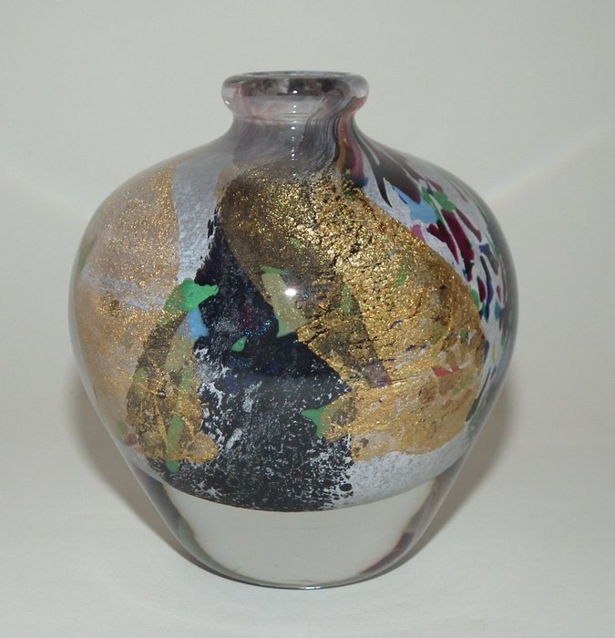 Jean-Claude Novaro - Vase with gold leaf