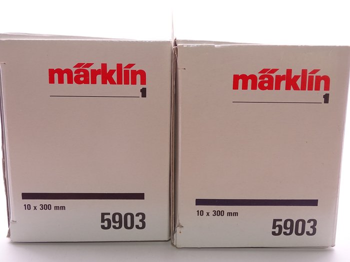 Märklin 5903-Piste 1-1x coupe droite voie 300 mm-M.E neufs-Neuf dans sa boîte #412s 