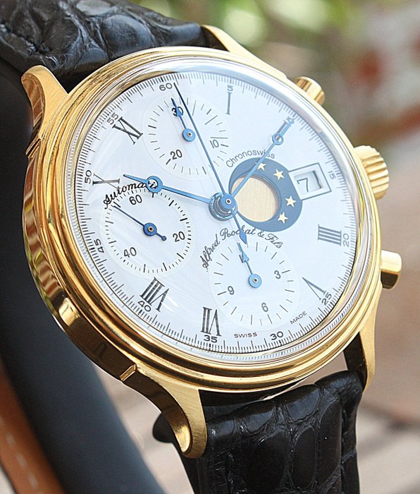 Chronoswiss - Classic Moonphase,  chronograph  - 77400 - Homme - 1980-1989