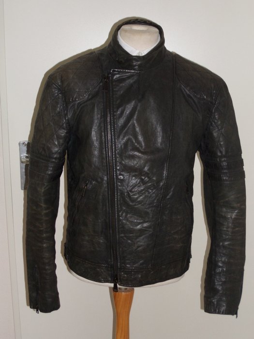 Ralph Lauren Black Label - Leather Cafe Racer jacket - Catawiki