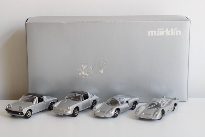 Märklin - 1:43 - porsche - Museum Porsche set met 4 modellen