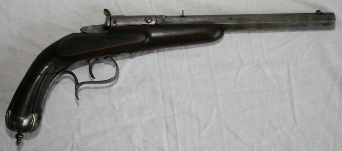 Salon gun - type Flobert- 6 mm- 19th century- Liège test bench stamp