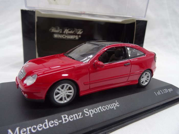 minichamps 1/43 Mercedes-Benz C-Klasse Sport Coupé heliodorgrün-met 