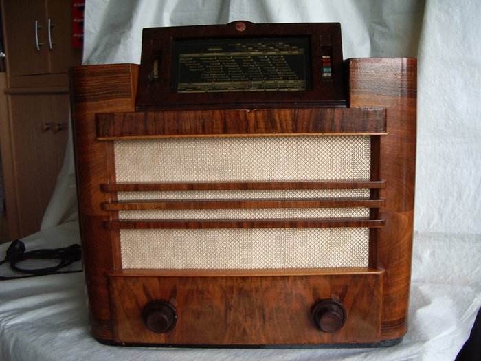 Philips tube radio type 695A-06 - RONDO from 1936, beautifully restored, complete and playing
