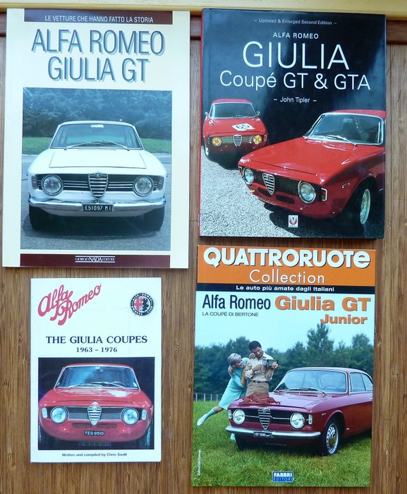 ALFA ROMEO GIULIA GT BOOK GTA PIGNACCA BERTONE COUPE 