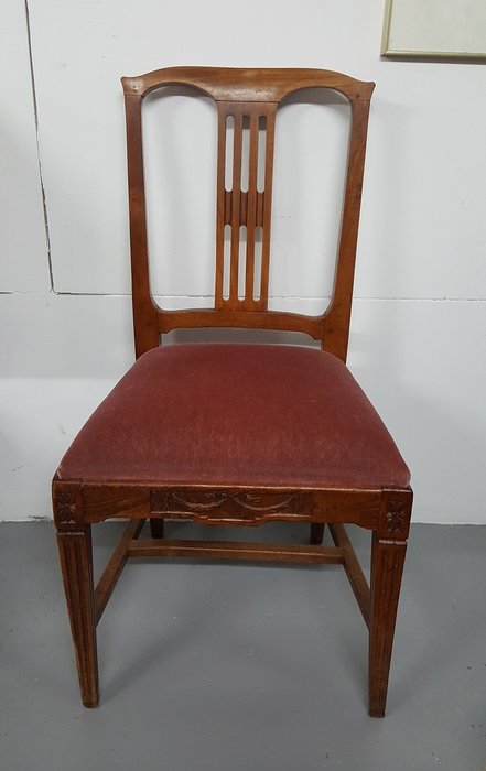 Dutch Louis Seize Elm Wooden Chair Ca 1780 Catawiki