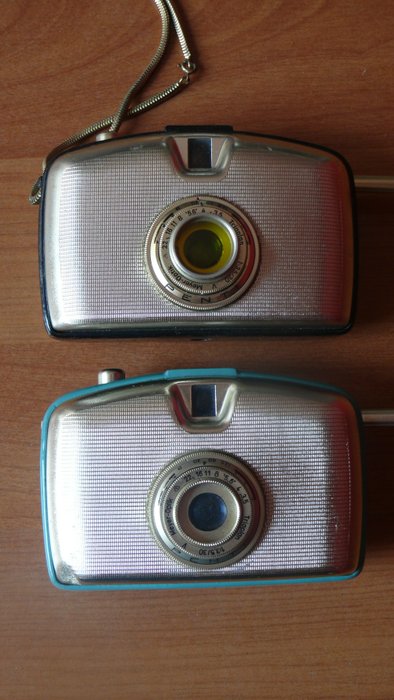 2 x Welta Penti camera Trioplan 3.5 / 30 mm V Meyer Optik - Catawiki