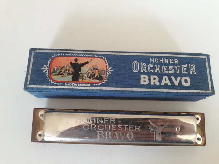 Old harmonica orchester bravo - M.Hohner - Germany