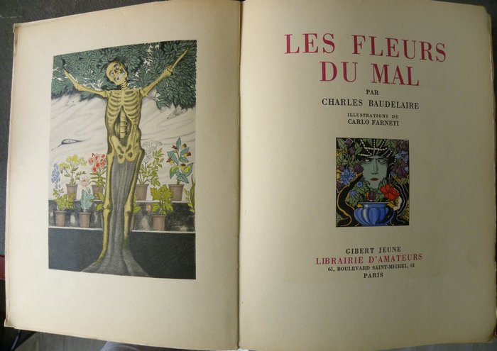 Charles Baudelaire - Les Fleurs du Mal. Illustré par Carlo Farneti ...