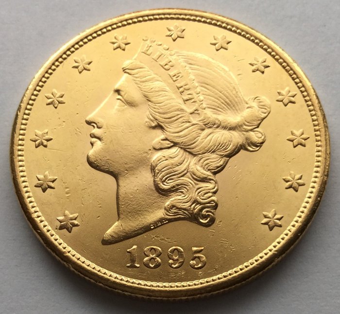 Förenta staterna - 20 Dollars 1895-S Liberty Head - Guld