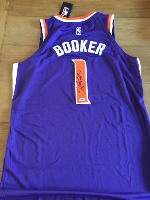 devin booker autographed jersey