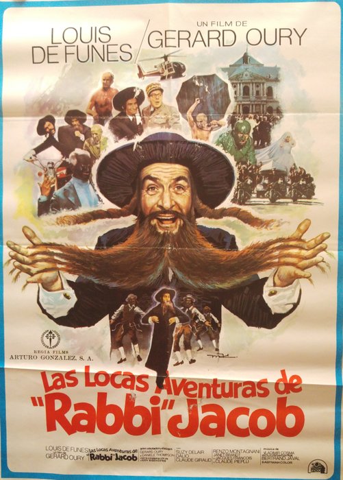 Les aventures de Rabbi Jacob - Louis de Funès - 1974 - Catawiki