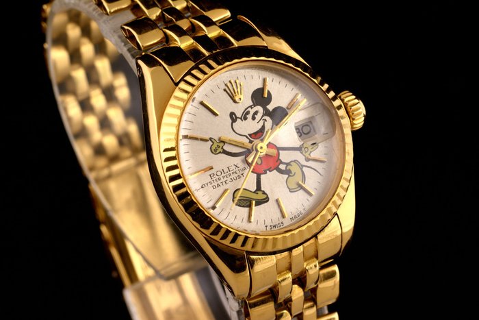 Rolex - Oyster Perpetual Mickey Mouse Gold - 18K - Dames - 1980-1989