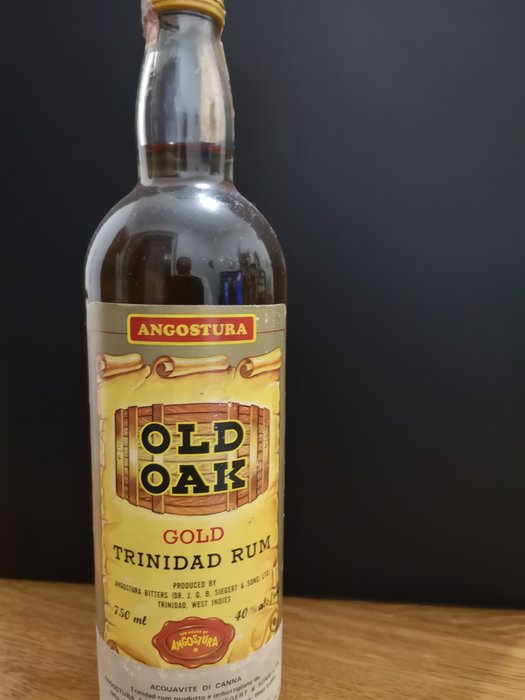 Angostura old oak Trinidad rum - bottled 1970s/80s