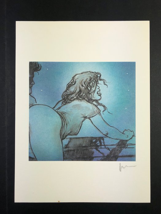Milo Manara - serigrafia firmata "Il Gioco" - 第一版