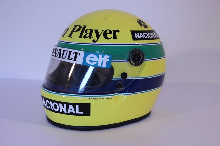 Lotus John Player special - Formula One - Ayrton Senna - 1985 - Helmet