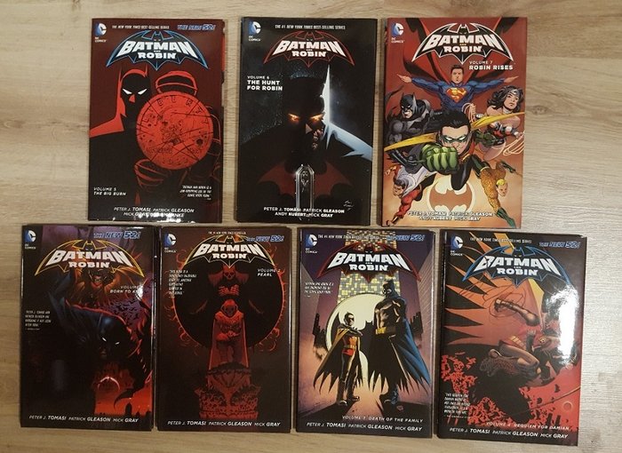 Batman an Robin 1 to 7 - the New 52 - Hardcover - First - Catawiki
