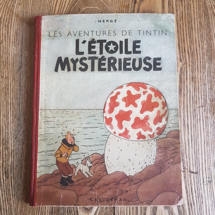 Tintin - L'Etoile mystérieuse A18 - Capa dura - Primeira edição - (1942)