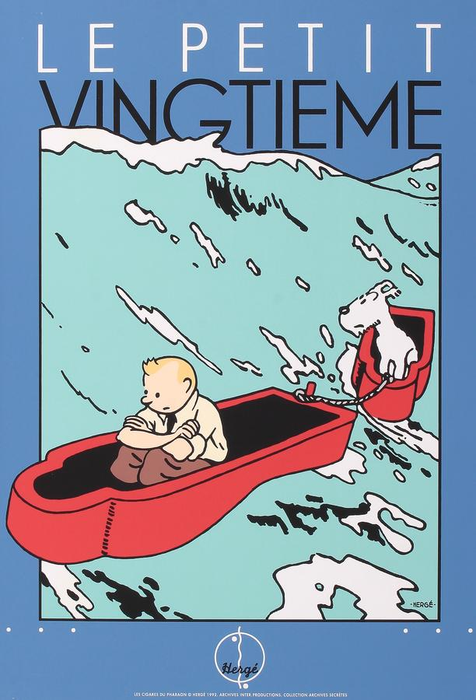 Tintin - Sérigraphie Archives Internationales - Le Petit Vingtieme - Les Cigares du Pharaon - (1992)