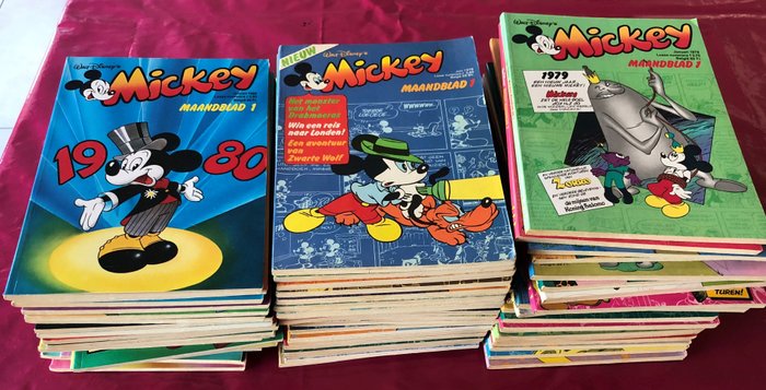 Mickey Magazine  - Mickey Maandblad  van 1976 tot 1982 - 平裝 - 第一版 - (1976/1982)