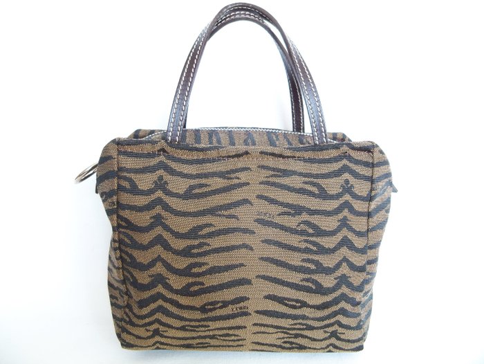fendi zebra handbag