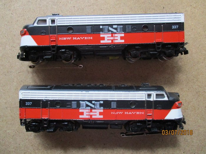 Märklin H0 - 3062/4062 - Locomotiva a diesel - F7 - Serie 337 - New Haven