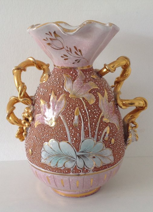 Ceramic vase signed MICA
