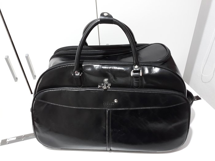 Montblanc suitcase-Trolley black leather