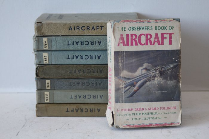 ' The observer's book of aircraft ' - eight pieces - late 1950s to ...