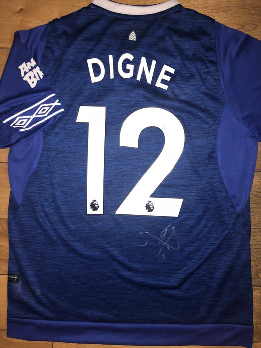Lucas Digne Signed Everton F.C. 18/19 