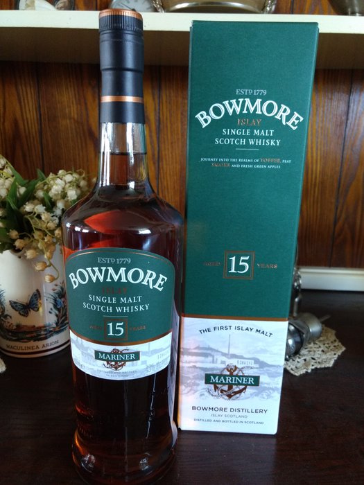 Bowmore 15 years old Mariner - Original bottling - 1,0 l
