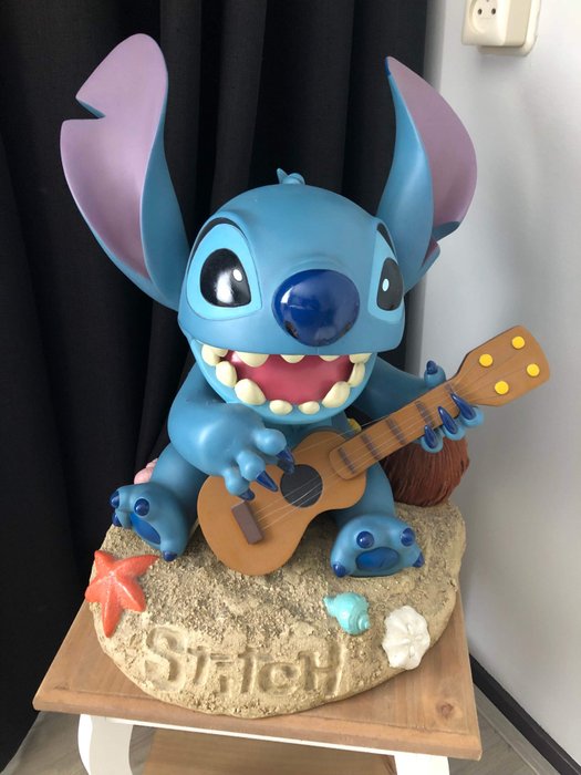 Disney - Figure - Big Figure - Stitch at the Beach with Guitar - "Cosmic Kahuna"