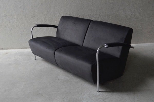 Gerard Vollenbrock by Leolux - 'Scylla' 2.5-seat Alcantara sofa