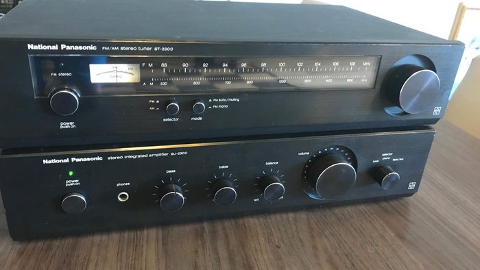 National Panasonic SU-2300 amplifier including ST2300 tuner