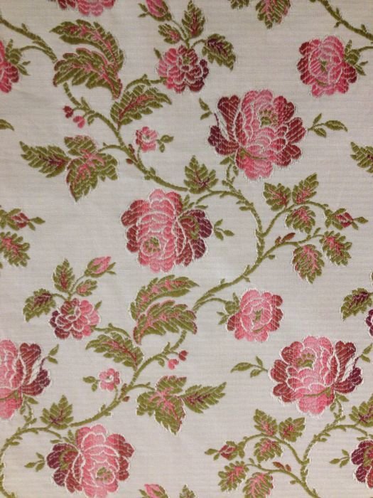Wonderful m of vintage san leucio damask fabric with for Sanderson tessuti arredamento